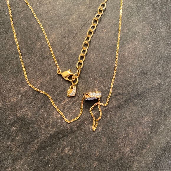 Swarovski gold tone heart necklace - Picture 4 of 4